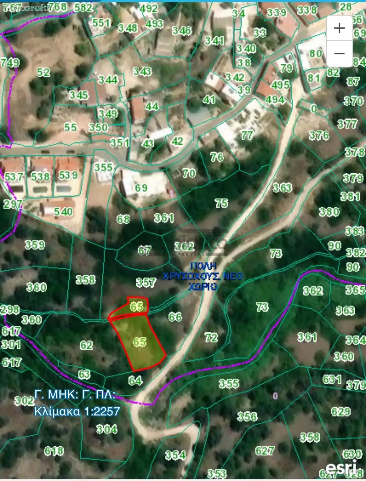 Plot of land for rent 10004 m² in Neo Chorio, Paphos, Cyprus