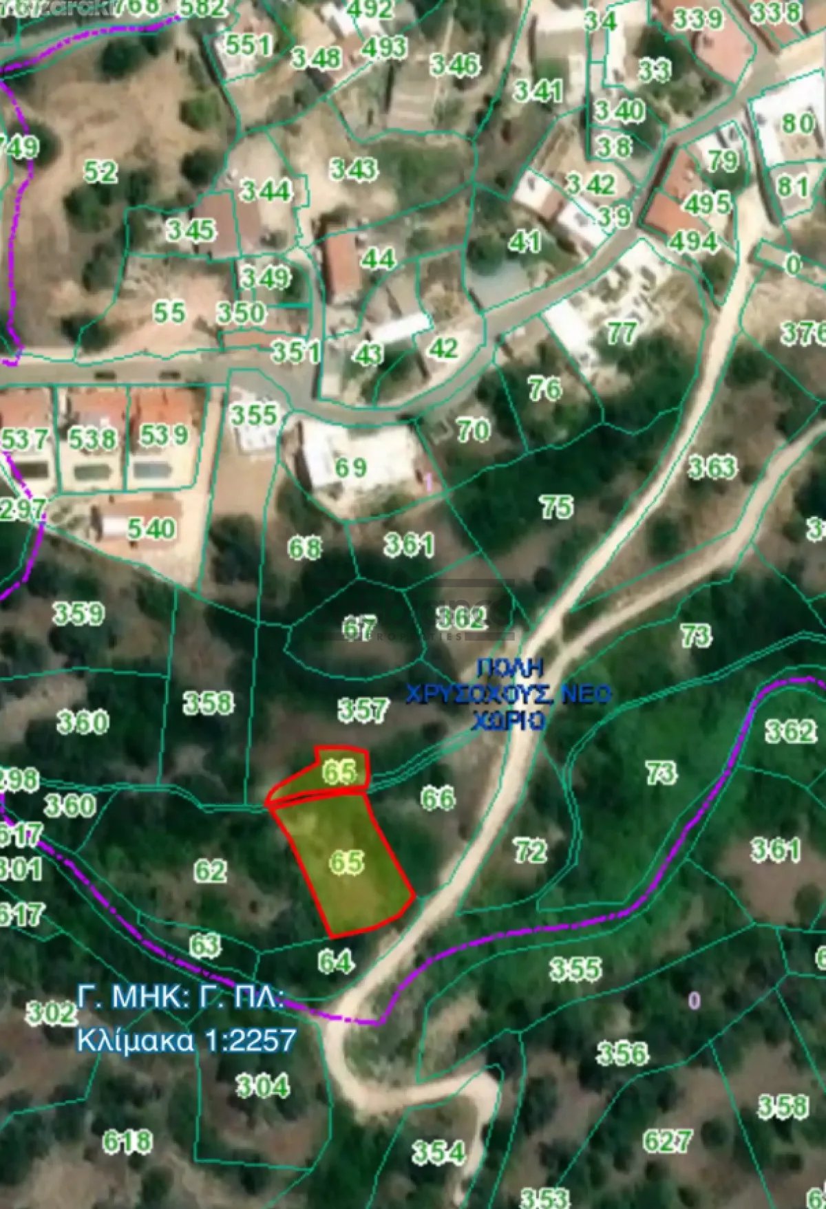 Plot of land for rent 10004 m² in Neo Chorio, Paphos, Cyprus